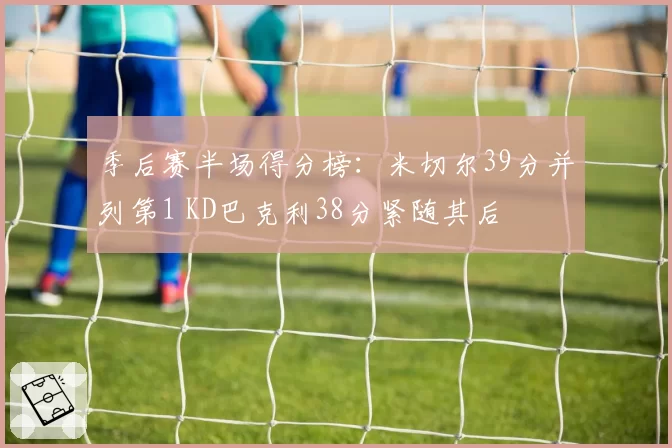 季后赛半场得分榜：米切尔39分并列第1 KD巴克利38分紧随其后